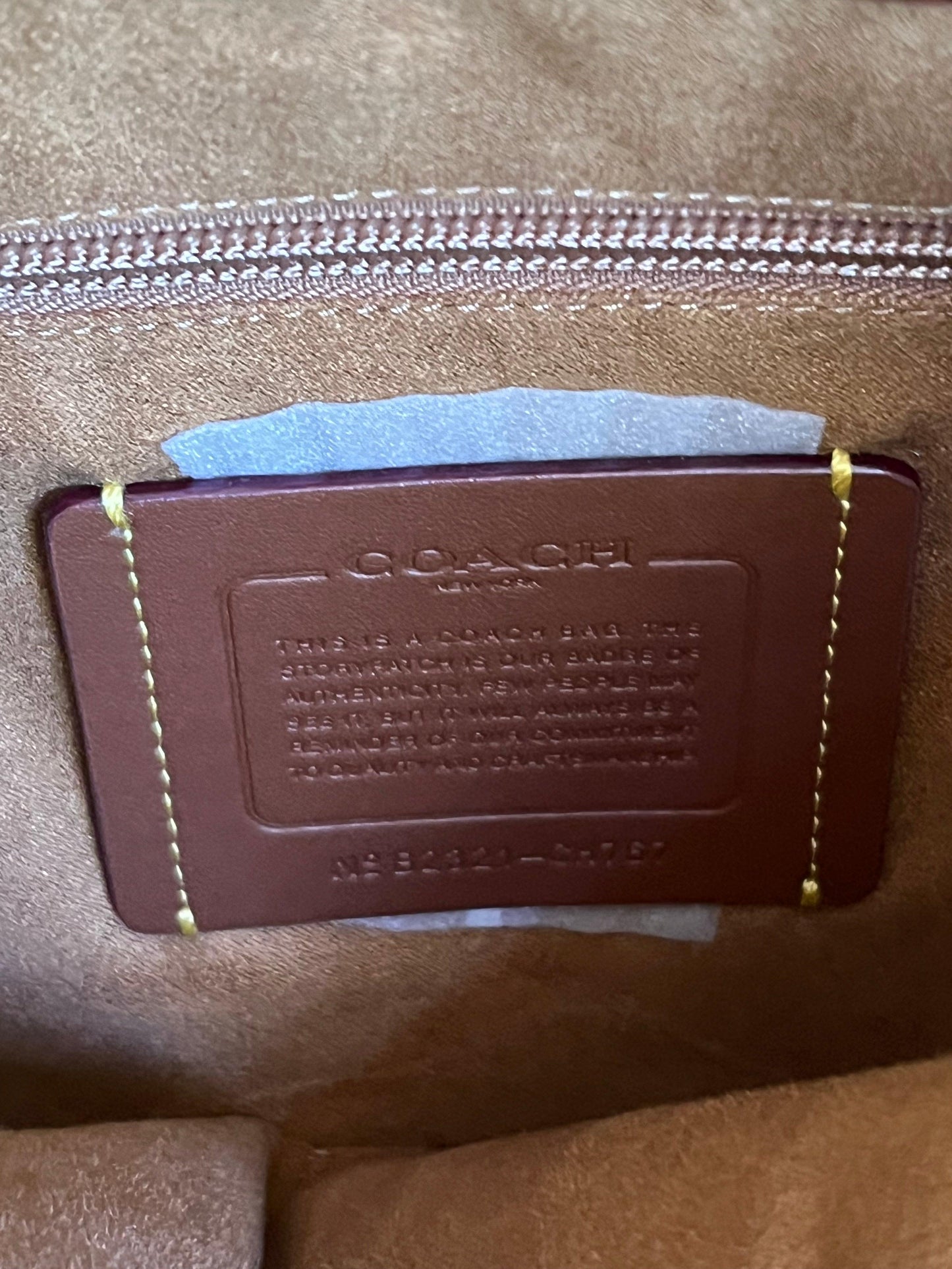 Coach Hitch Backpack in Signature Leather