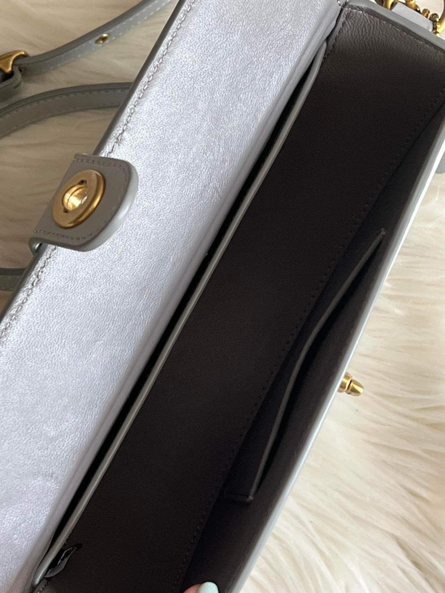 Coach City Blocks Semi Circle Bag