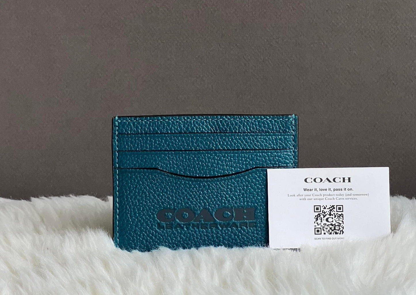 Coach Flat Card Case Leatherware