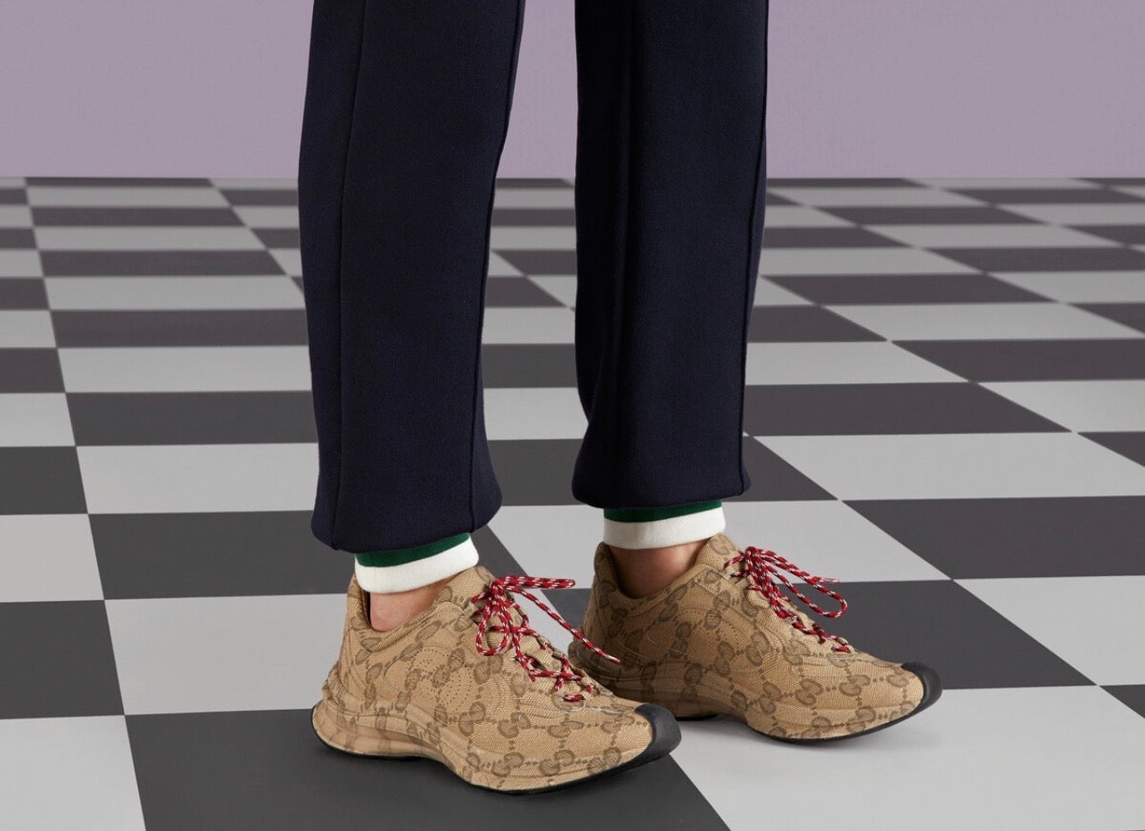 Gucci Ultralight Plume GG Cubic Run Sneaker