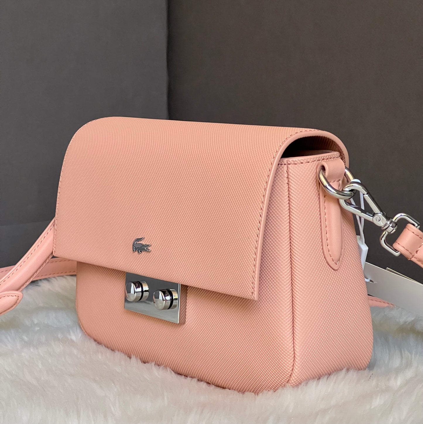 Lacoste Women's Flap Close Shoulder Bag