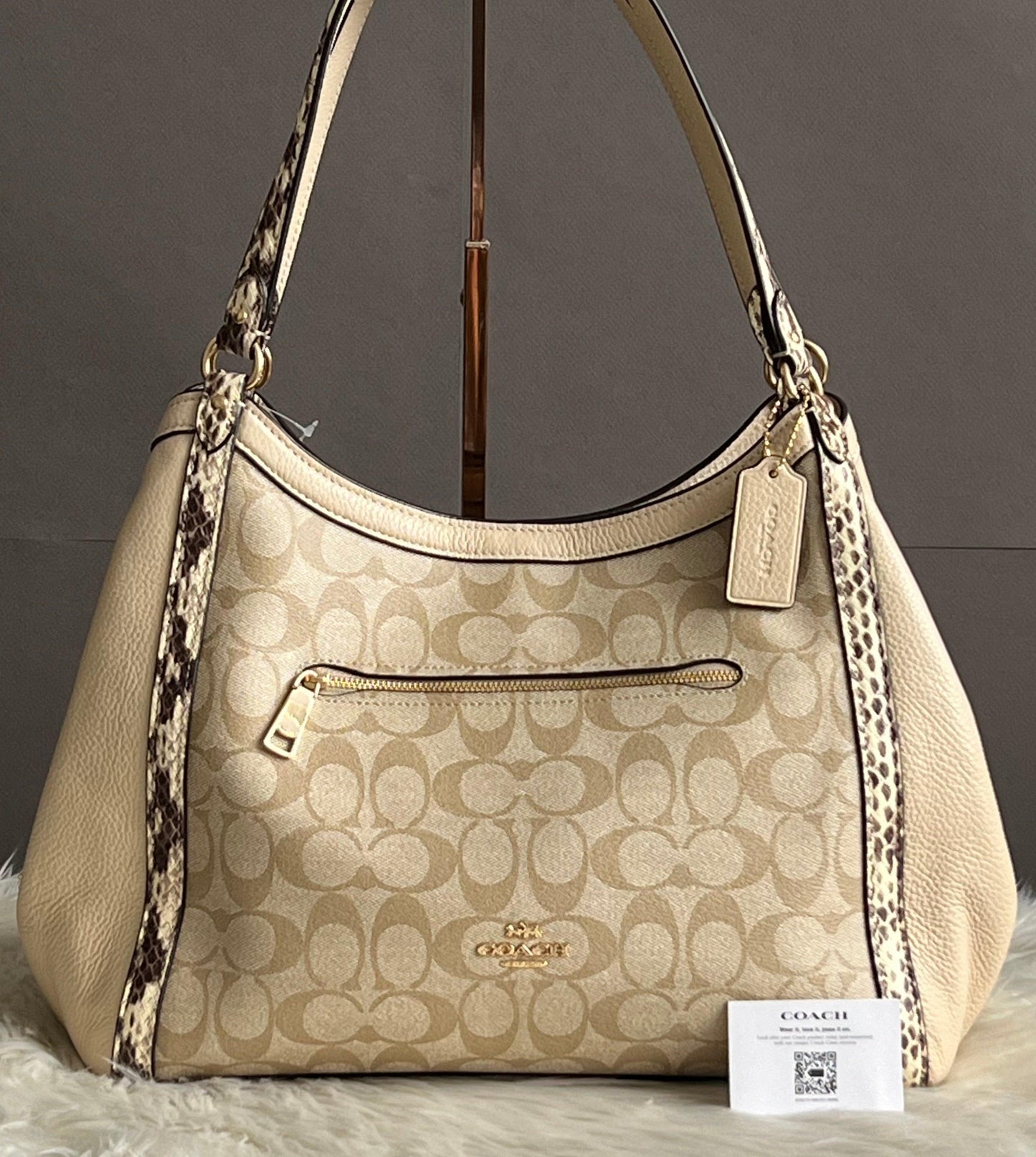 Coach Kristy Shoulder Bag in Colorblock Signature Canvas
