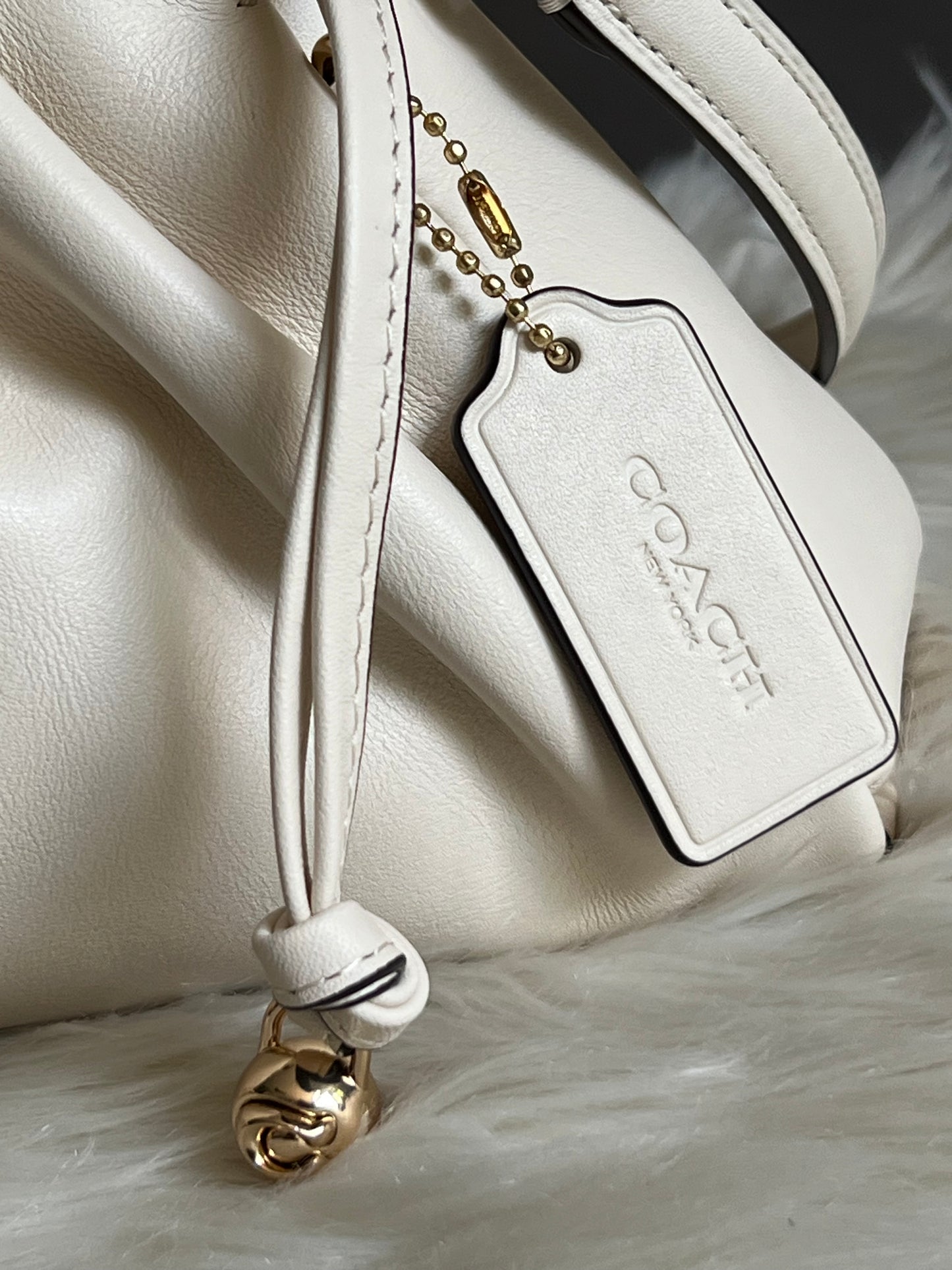 Coach Faye Shoulder Bag with Ruching