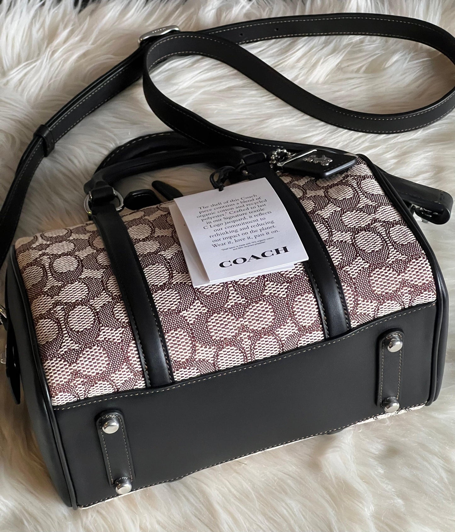 Coach Ruby Satchel 25 in Signature Textile Jacquard
