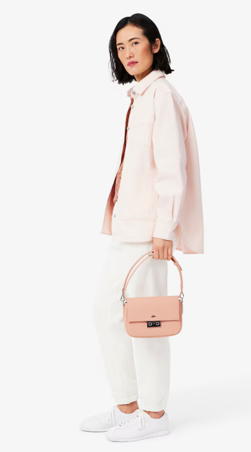 Lacoste Women's Flap Close Shoulder Bag
