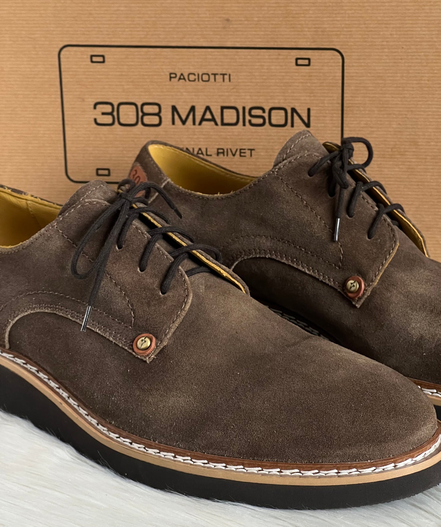 308 Madison Cesare Paciotti Suede Shoes