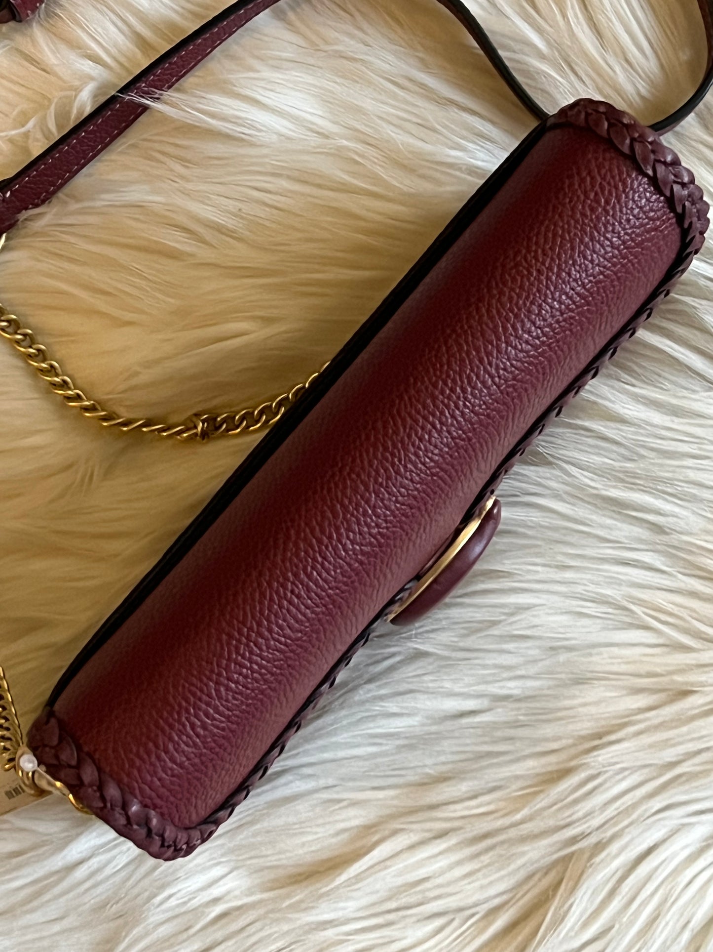 Coach Tabby Chain Clutch with Braid