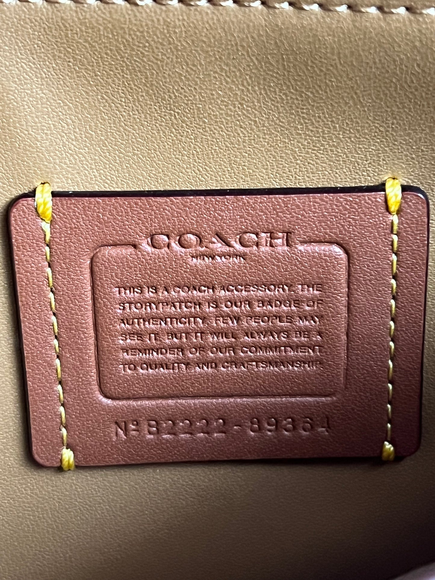 Coach Tabby Chain Clutch
