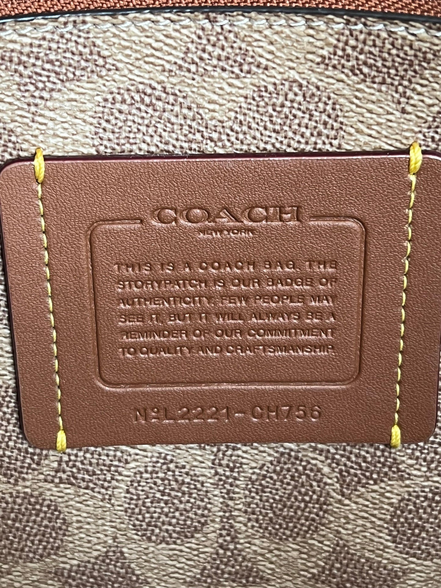 Coach Relay Tote with Coach Graphic