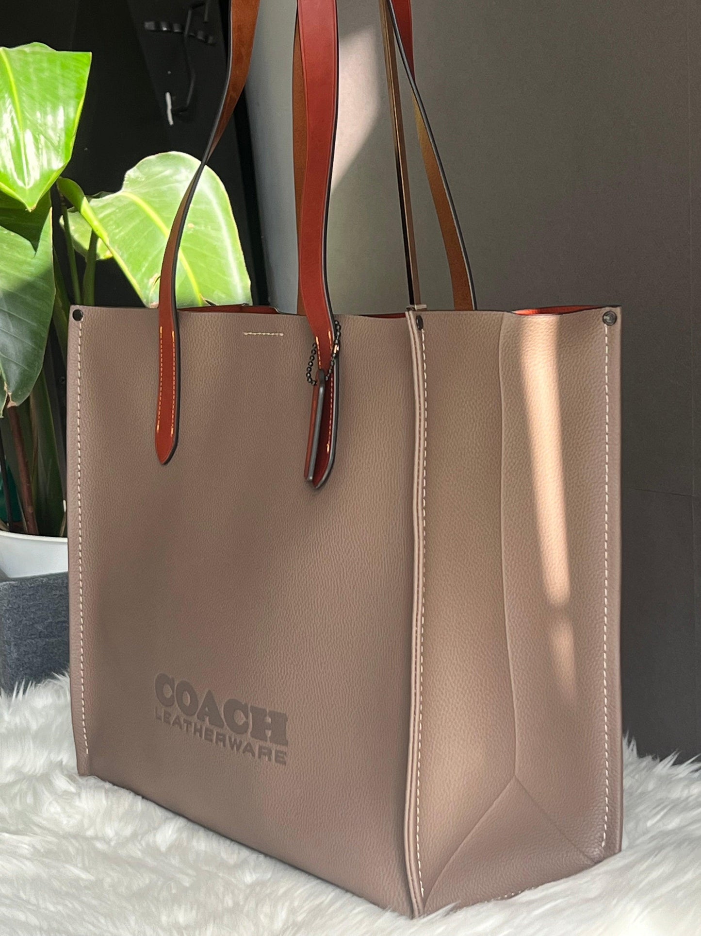 Coach Relay Tote with Coach Graphic