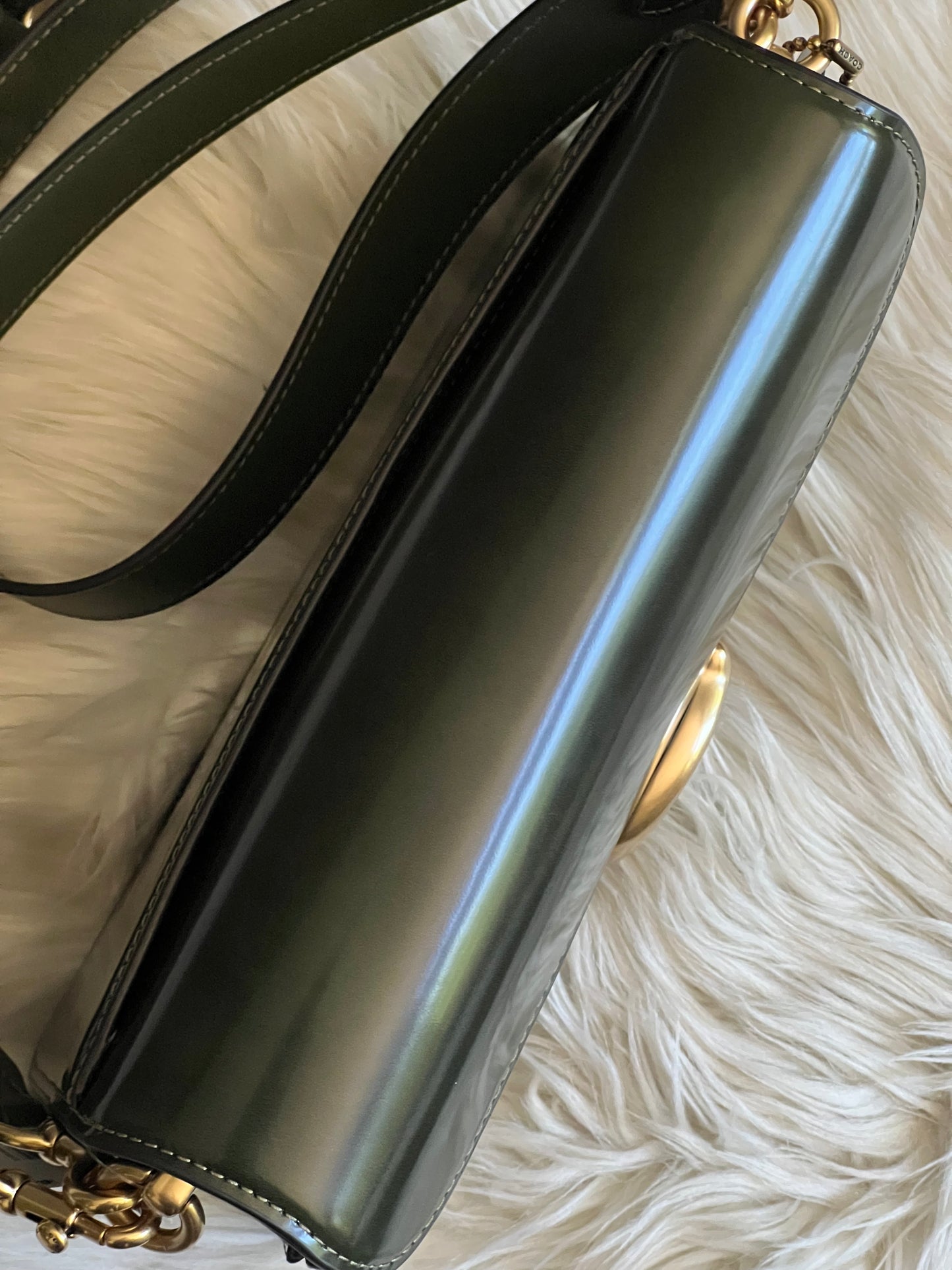 Coach Tabby Shoulder Bag 26 in Spazzolato Leather