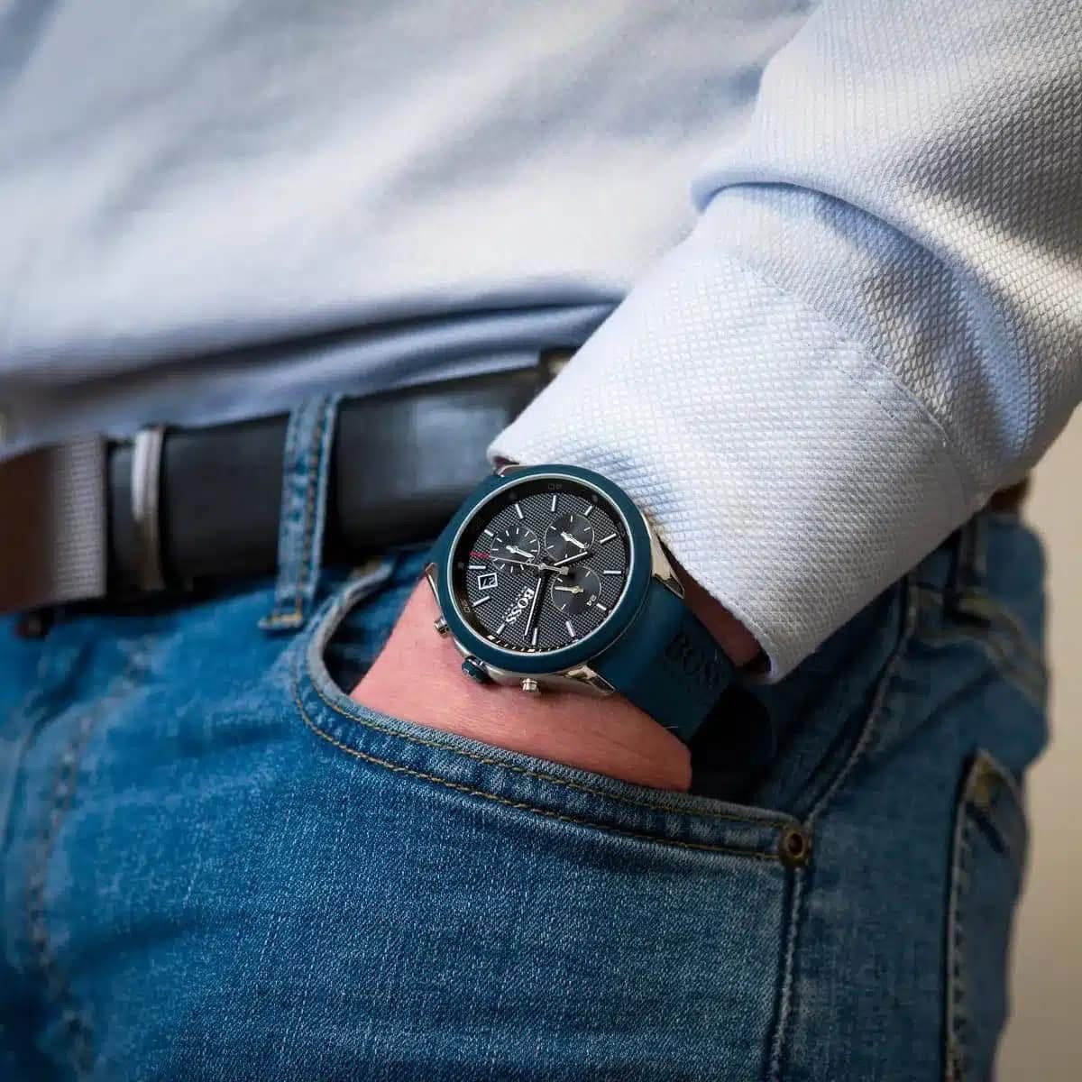 Hugo Boss Men’s Velocity Blue Watch