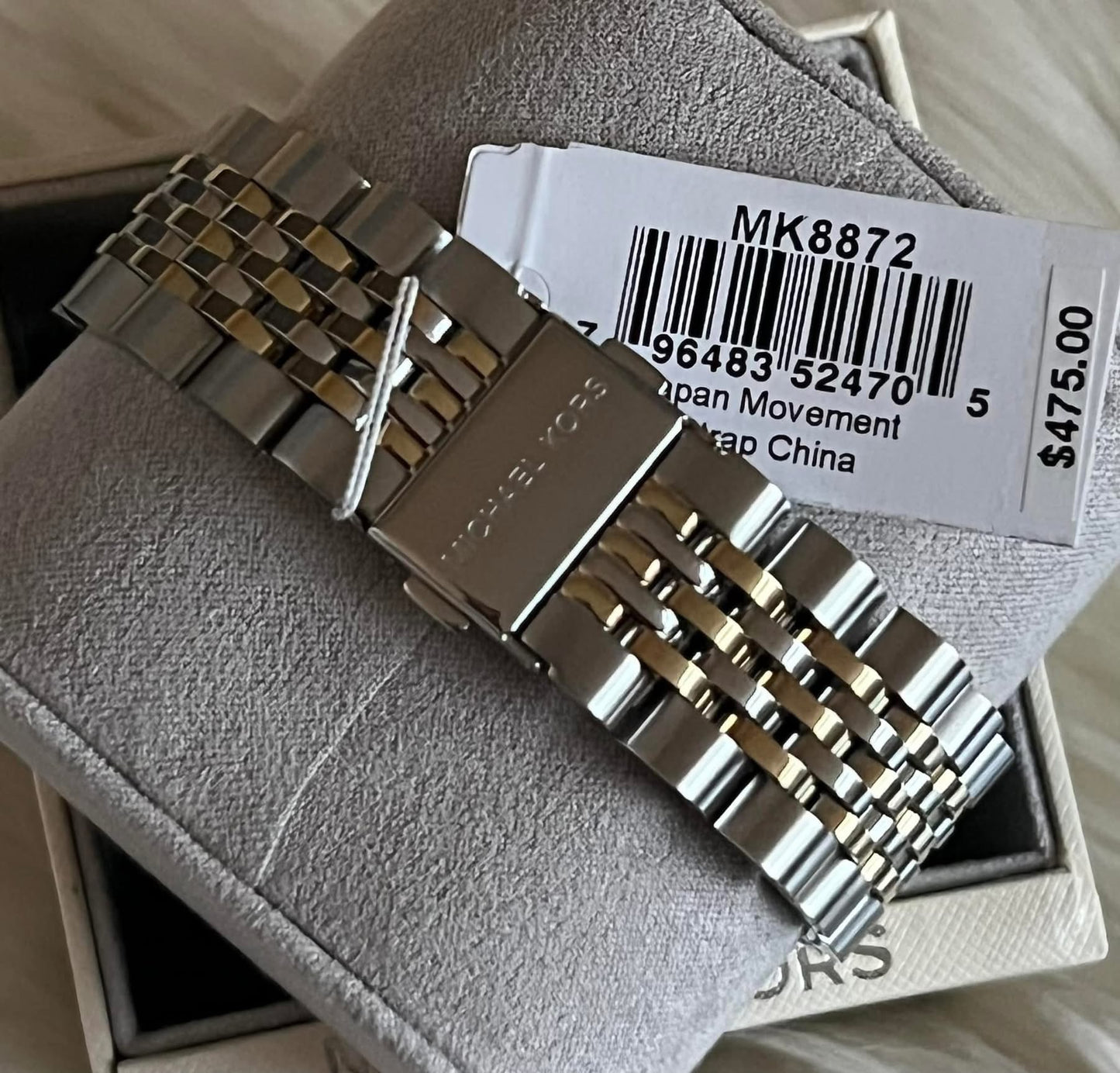 Michael Kors Men’s Bayville Chronograph Two-Tone Stainless Steel Watch