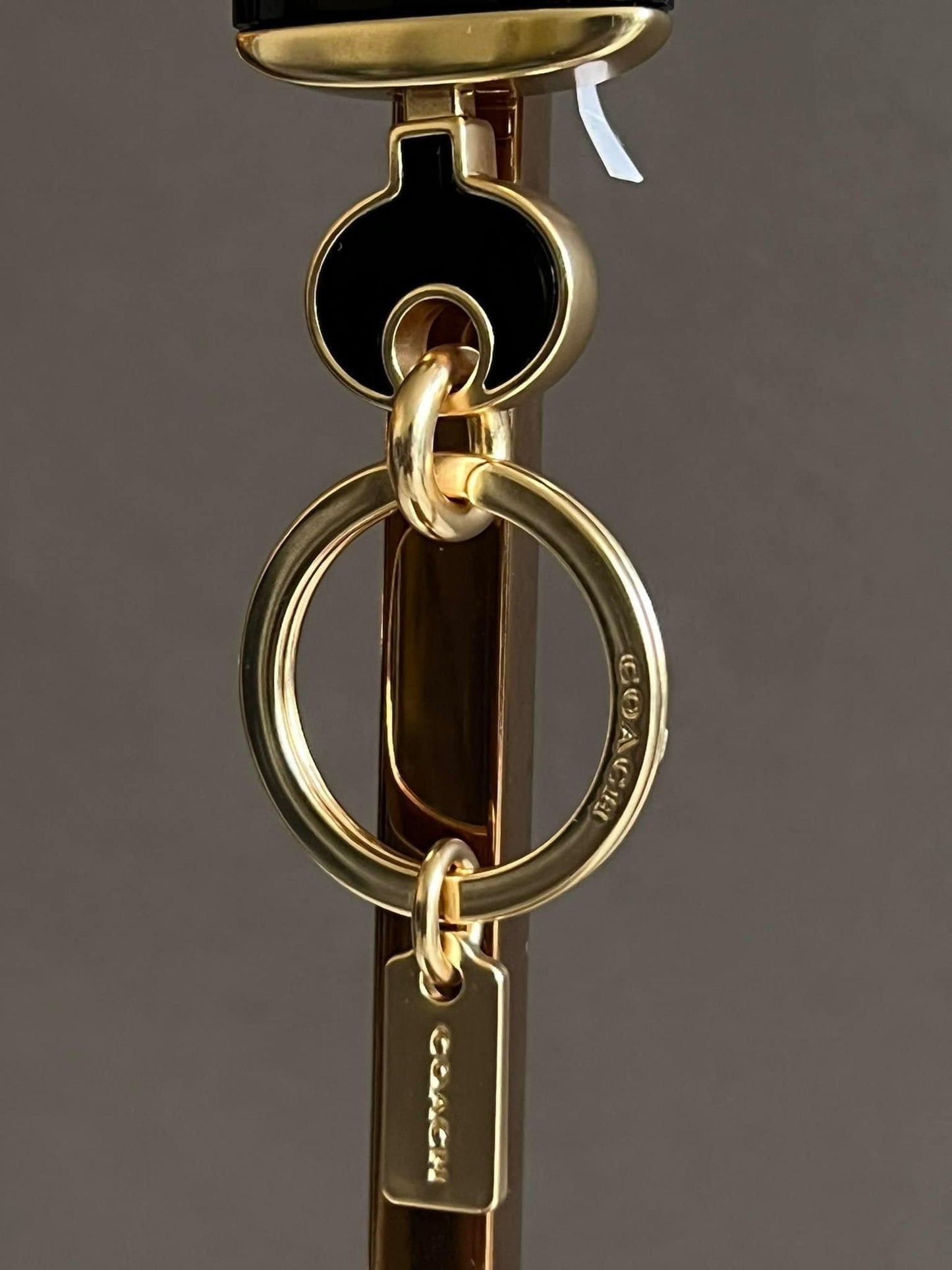 Coach Lock And Key Bag Charm Key Ring