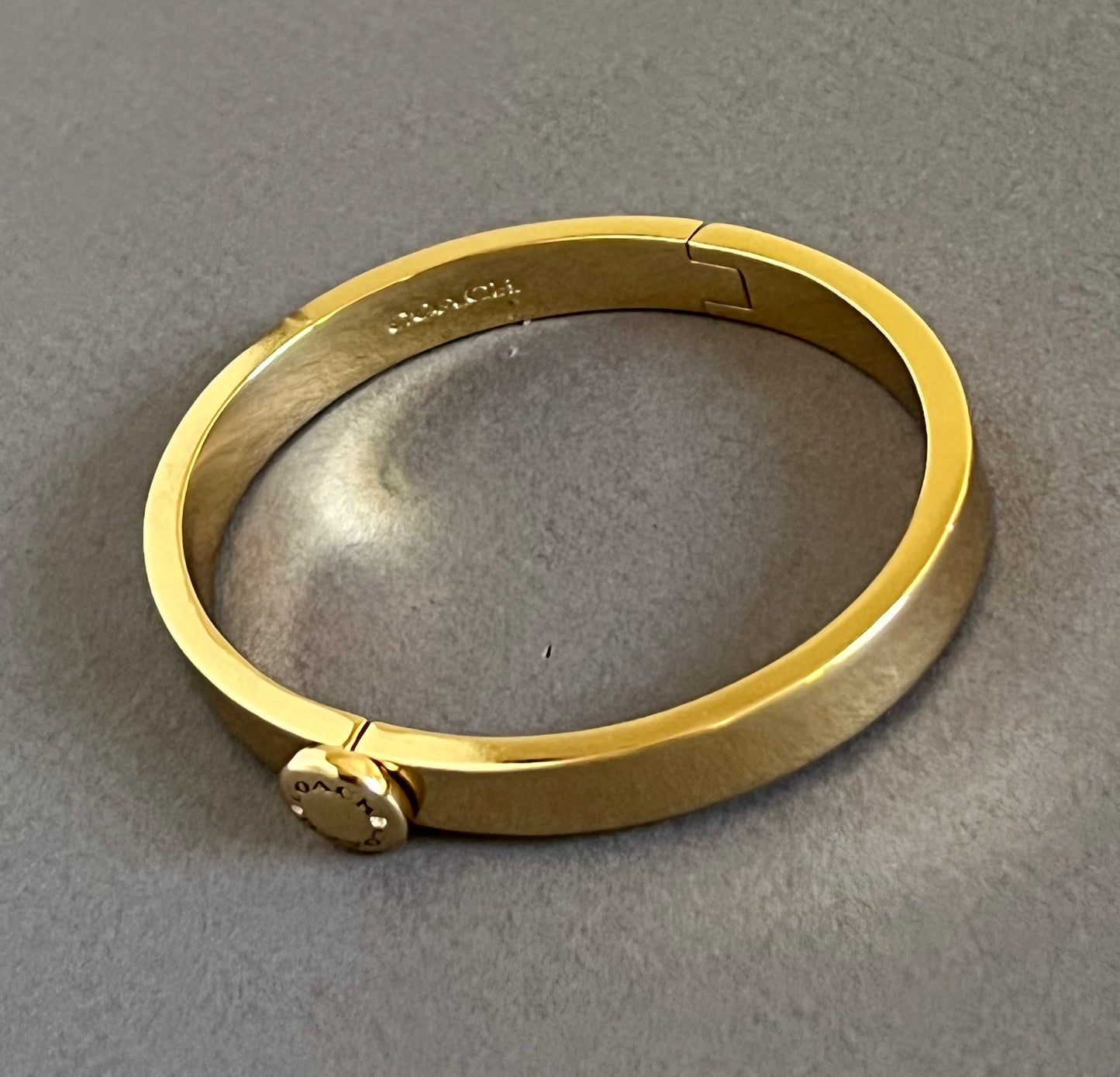 Coach Rivet Enamel Hinged Bangle