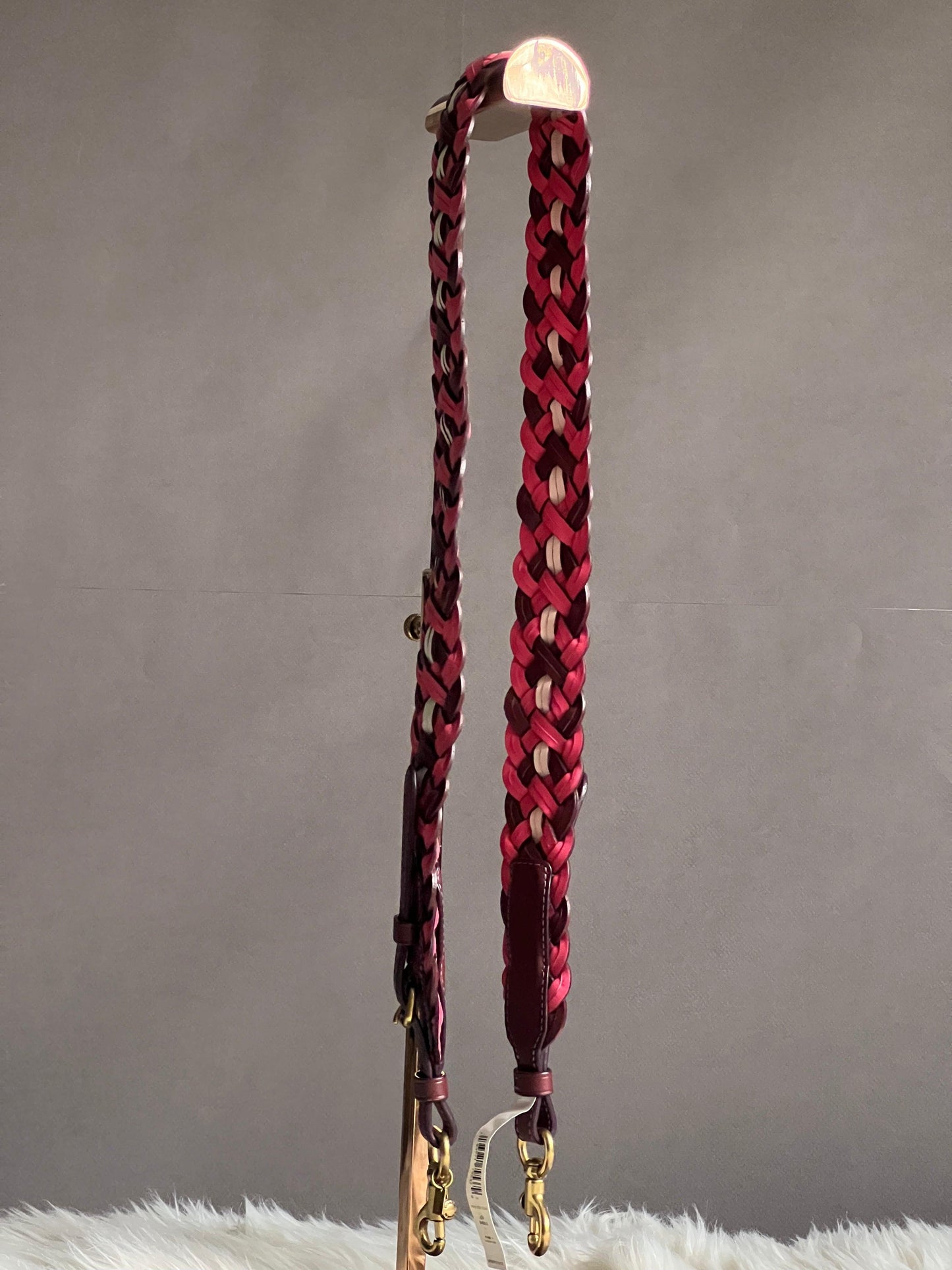 Coach Strap with Weaving
