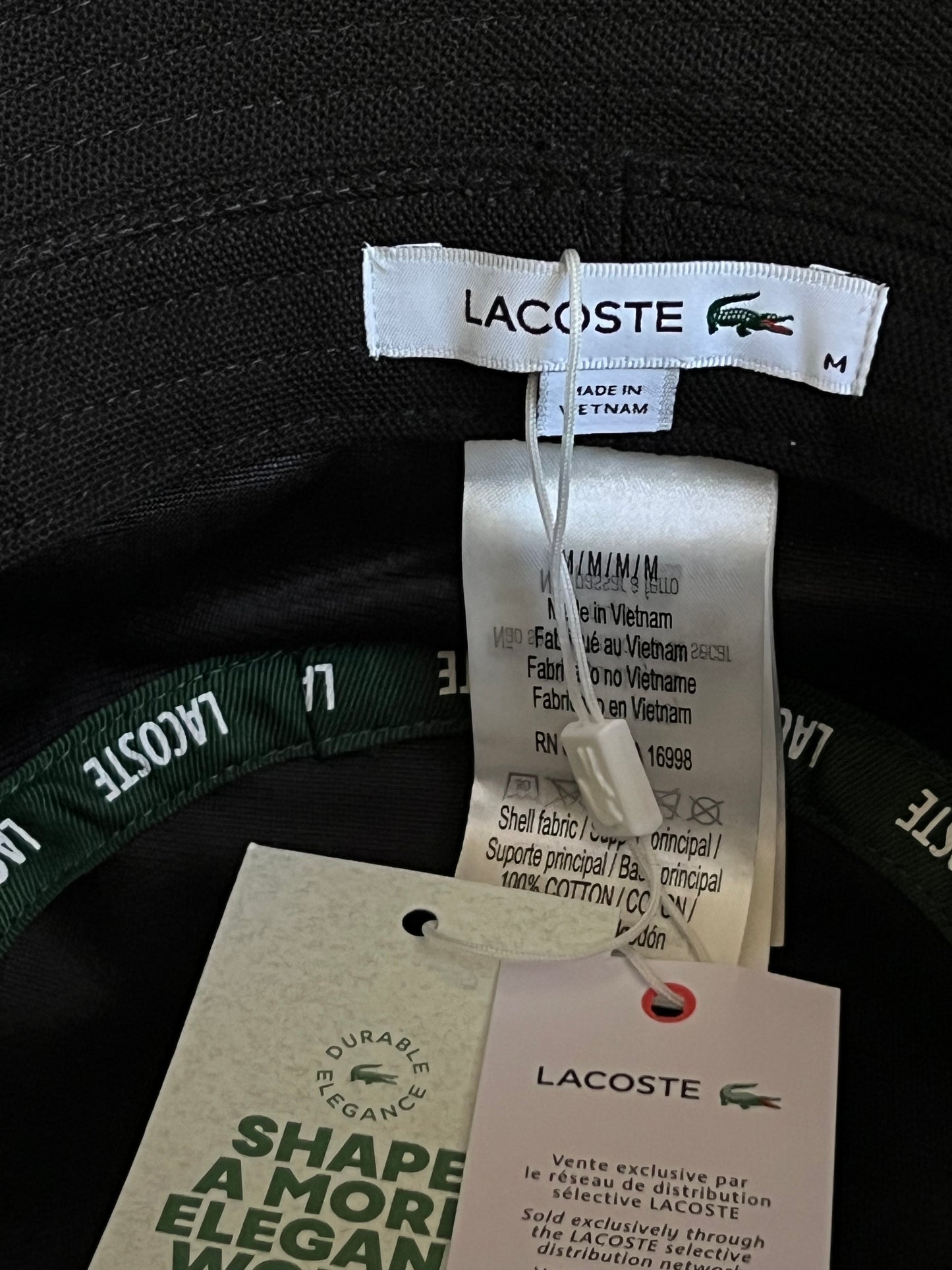 Lacoste Unisex Piqué Bucket Hat
