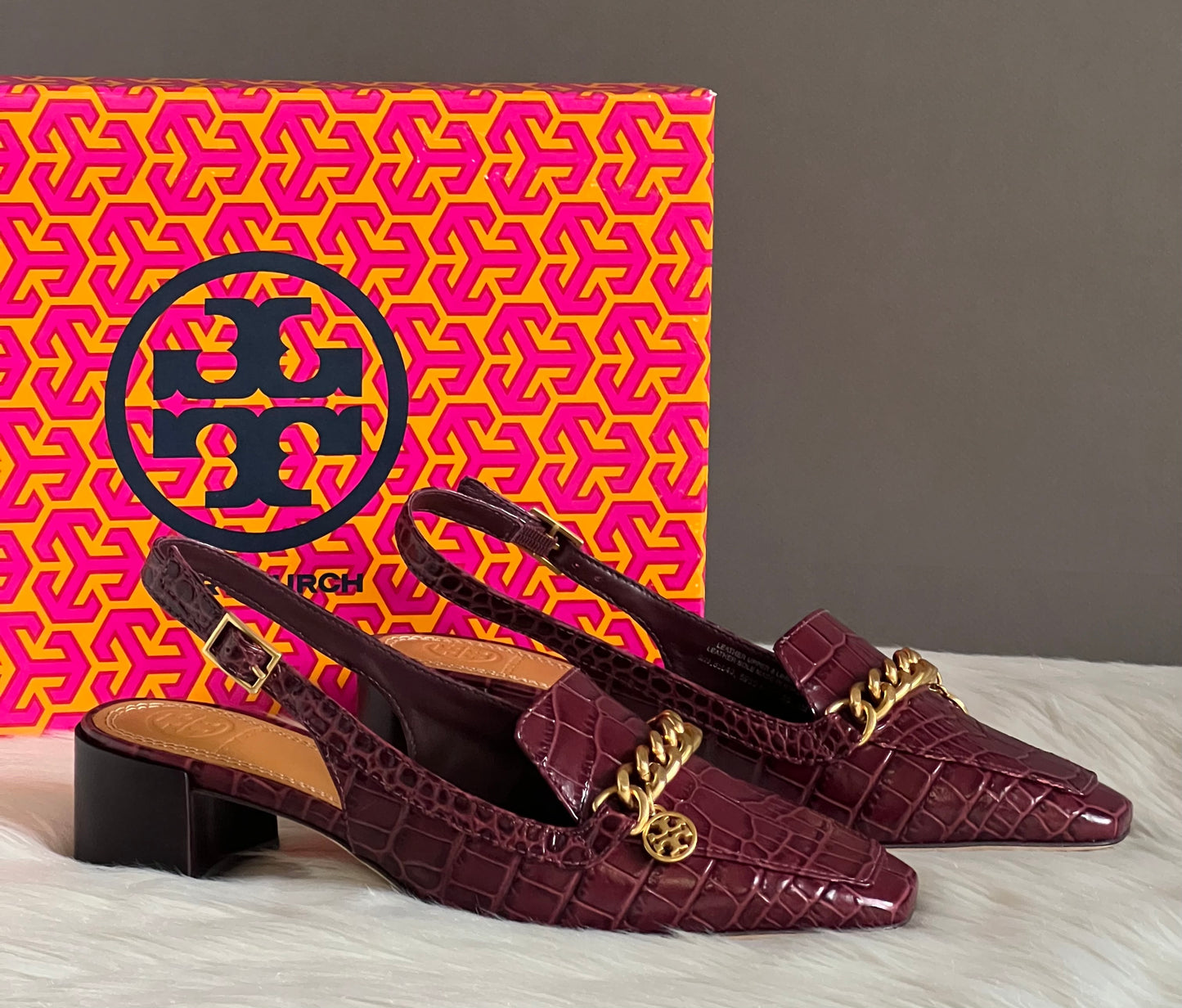 Tory Burch Mini Benton Charm Slingback Loafer