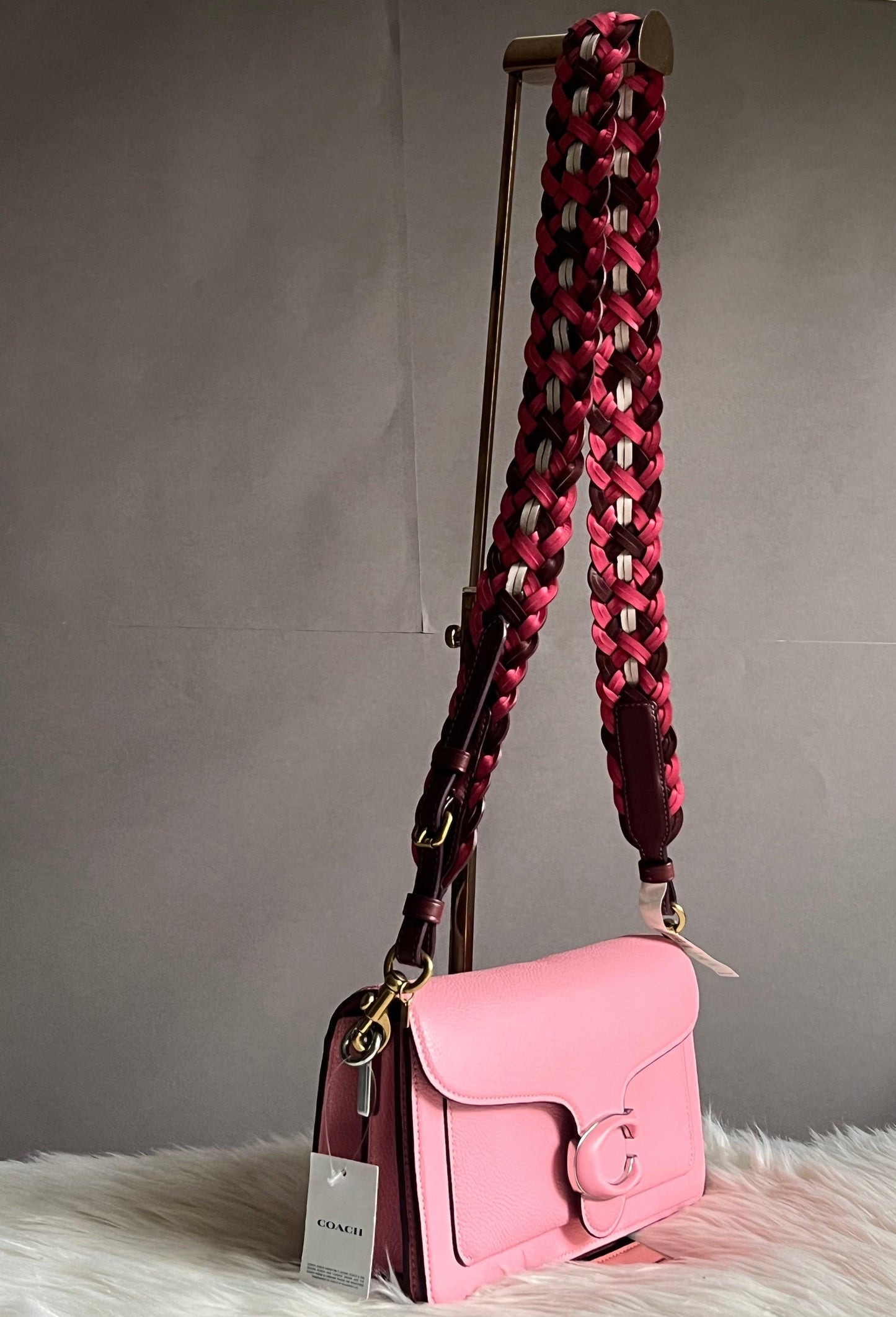 Coach Strap with Weaving