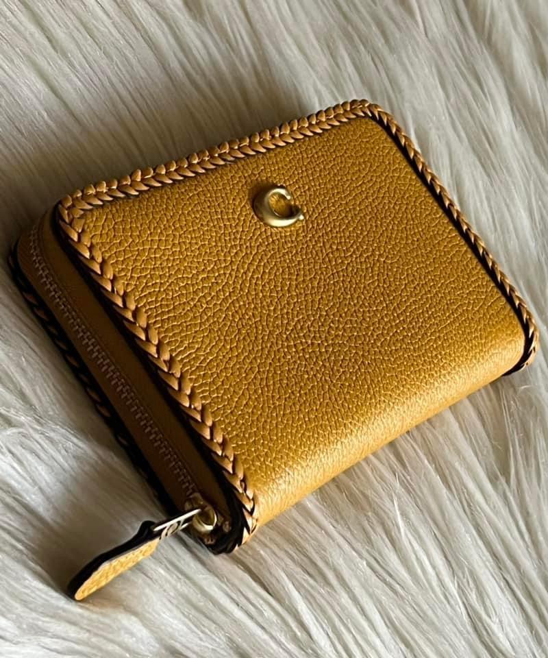 Coach Zip Around Wallet with Braid