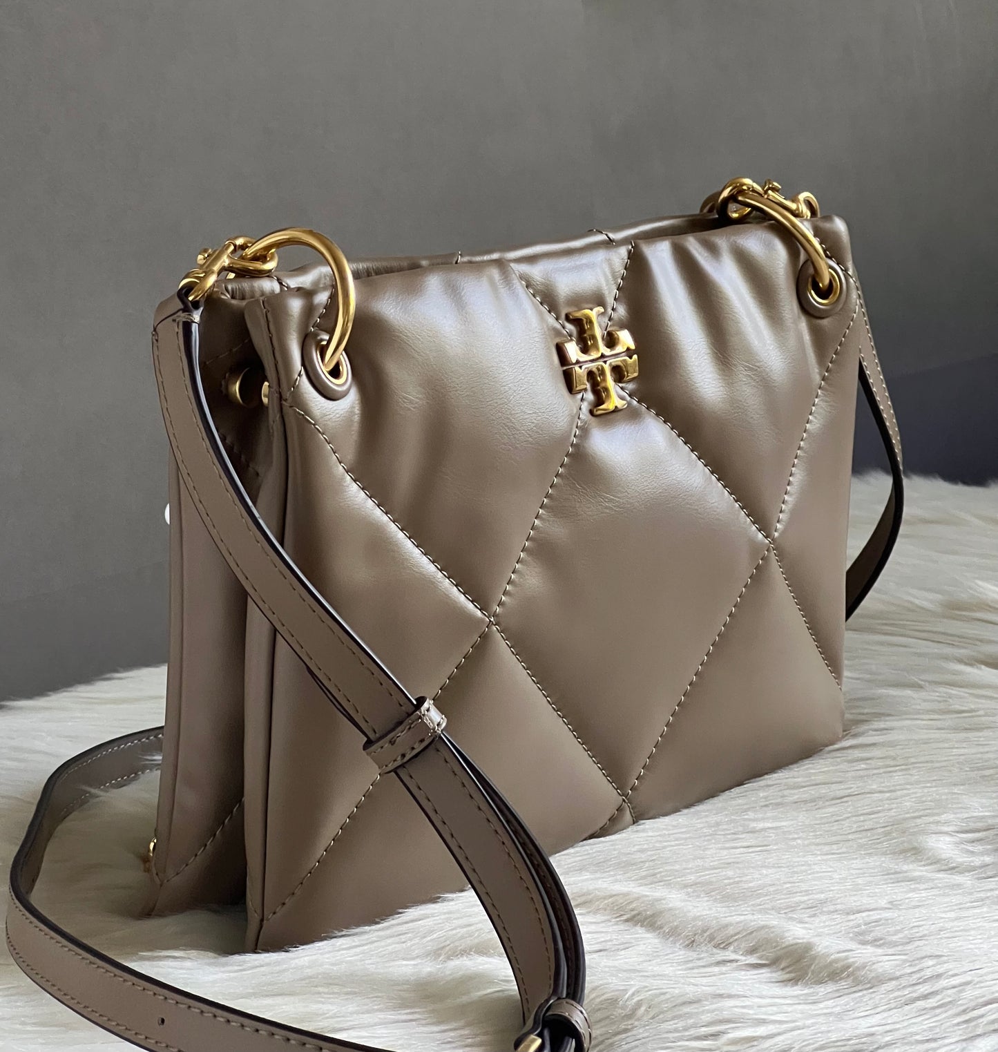 Tory Burch Small Kira Diamond Quilt Shoulder Bag