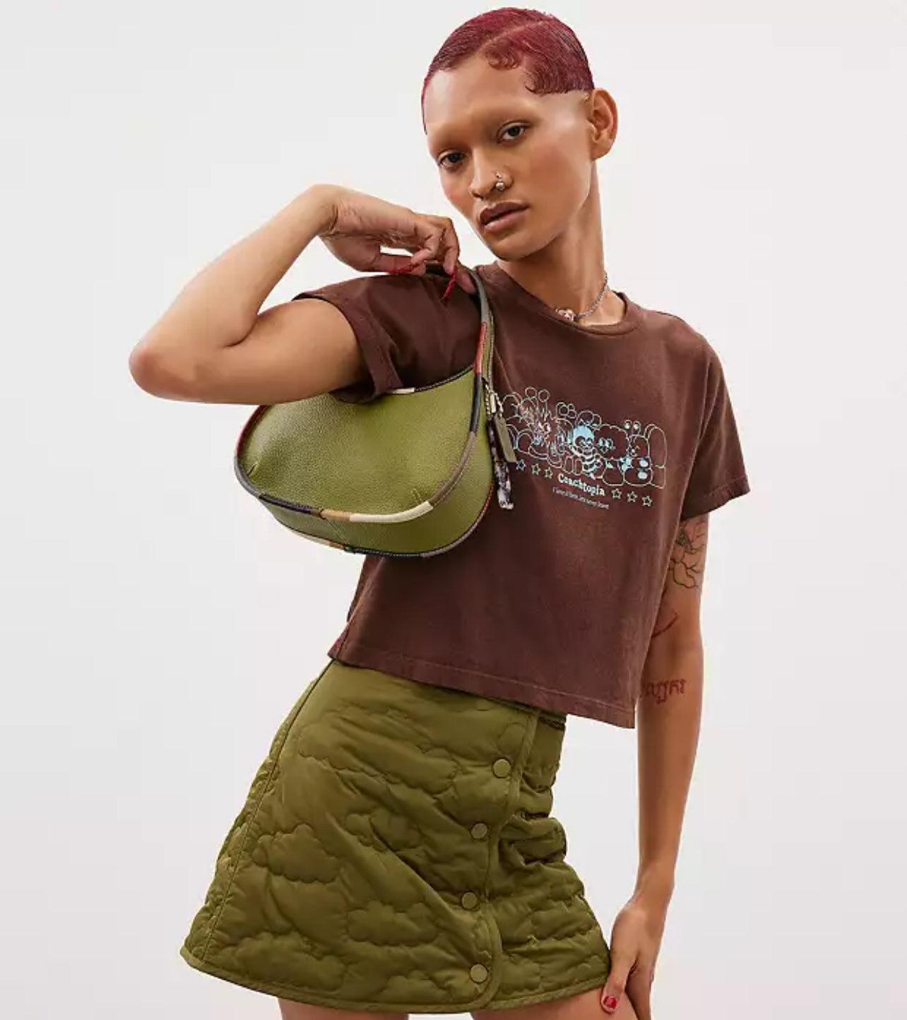 Coach Ergo Bag with Colorful Binding in Upcrafted Leather