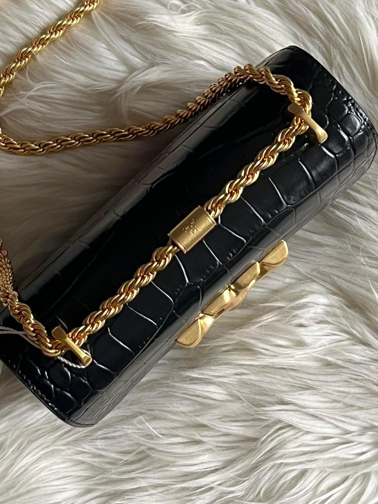 Tory Burch Eleanor Embossed Small Convertible Shoulder Bag