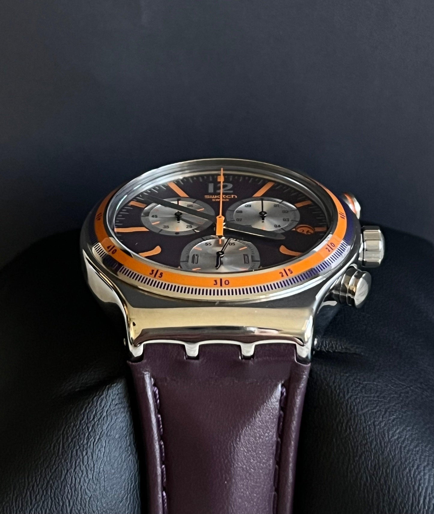 Swatch Prisoner Irony Chrono Watch
Swiss Made