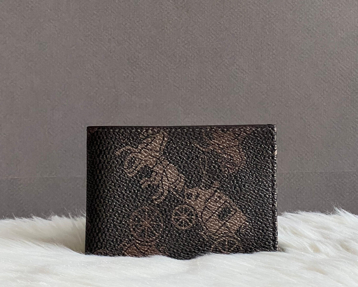 Coach Slim Billfold Wallet with Large Horse and Carriage Print