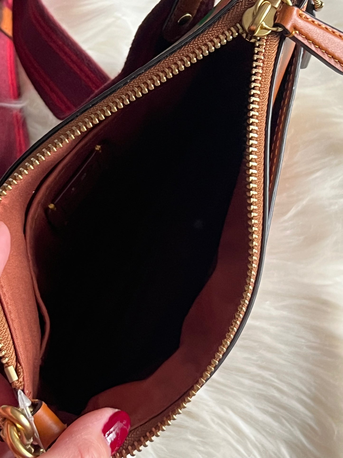 Coach Kitt Messenger Crossbody in Rainbow Signature Canvas