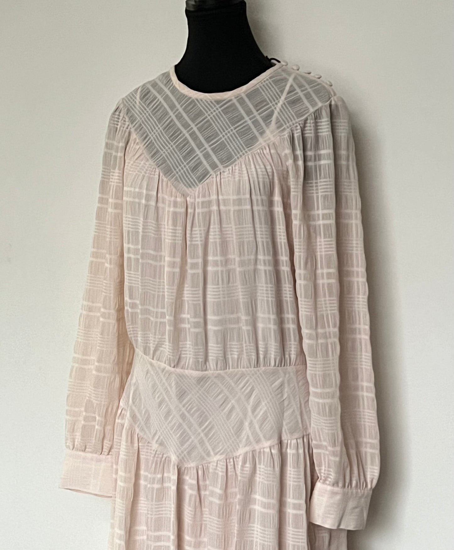 Coach Plaid Yoke Dress