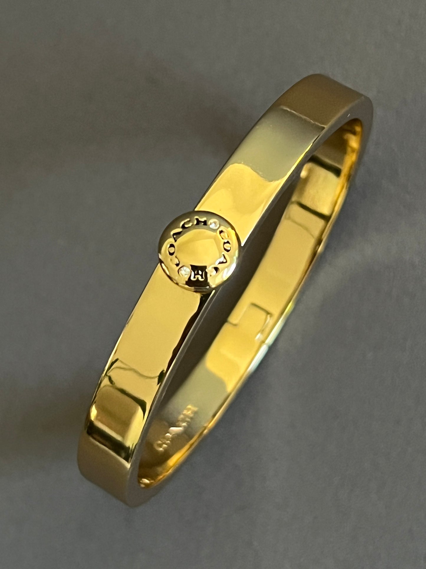 Coach Rivet Enamel Hinged Bangle
