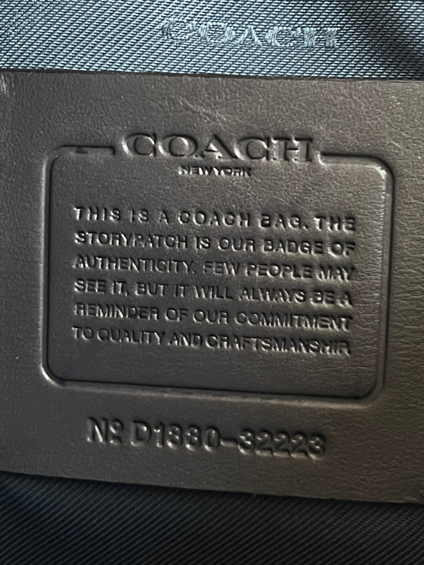Coach Metropolitan Map Bag In Signature Leather