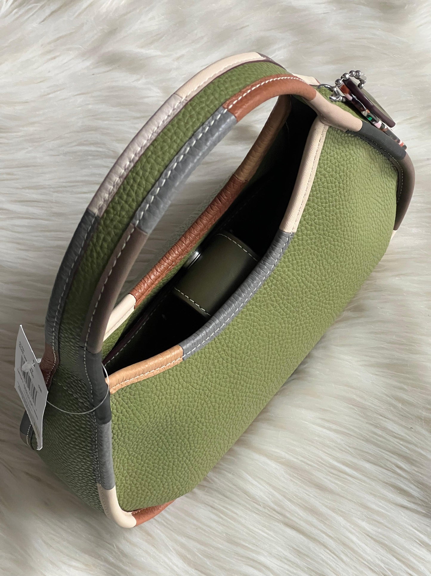 Coach Ergo Bag with Colorful Binding in Upcrafted Leather