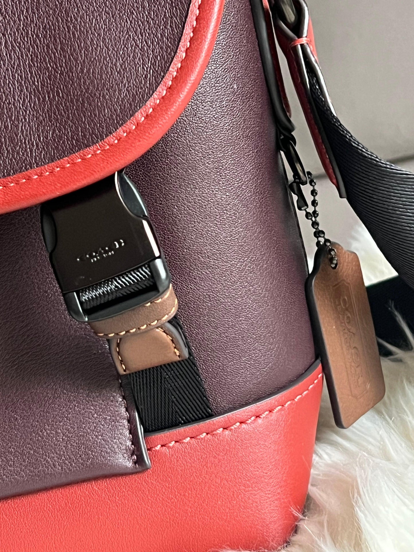 Coach League Bike Bag in Colorblock