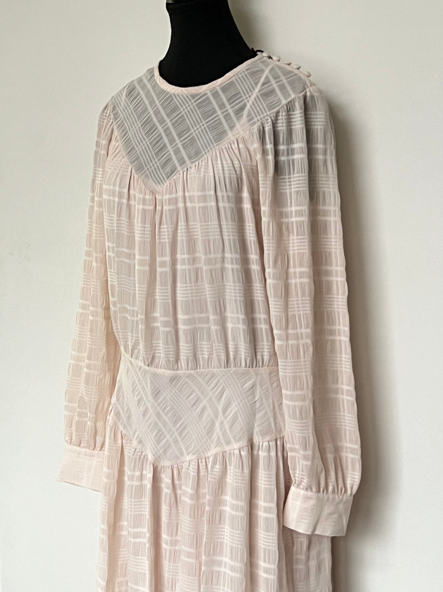 Coach Plaid Yoke Dress