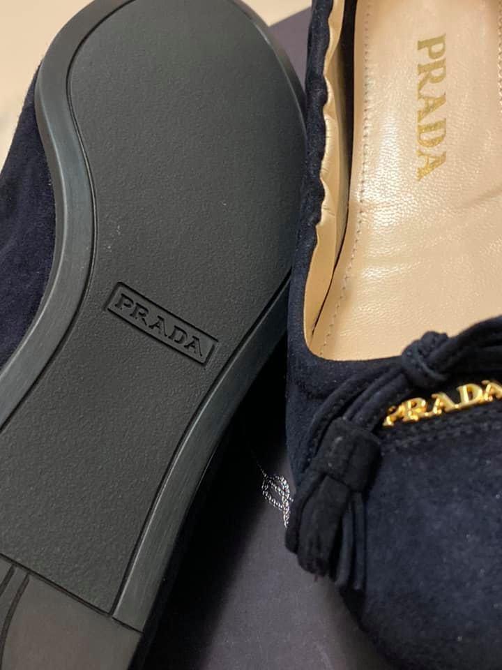 Prada Women’s Suede Ballet Flats