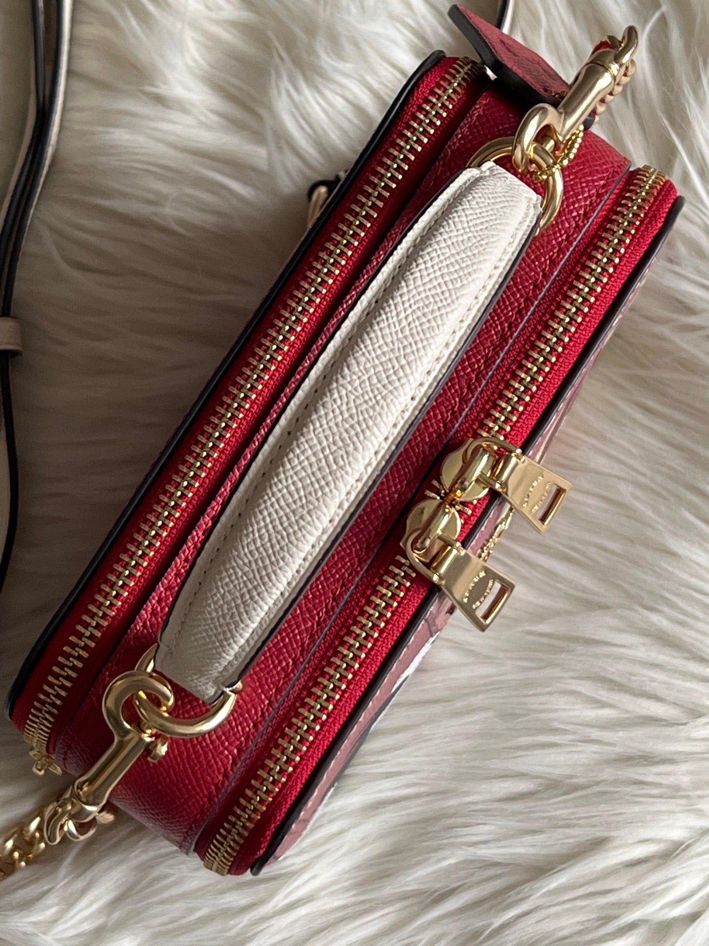 Disney X Coach Box Crossbody with Cruella Motif