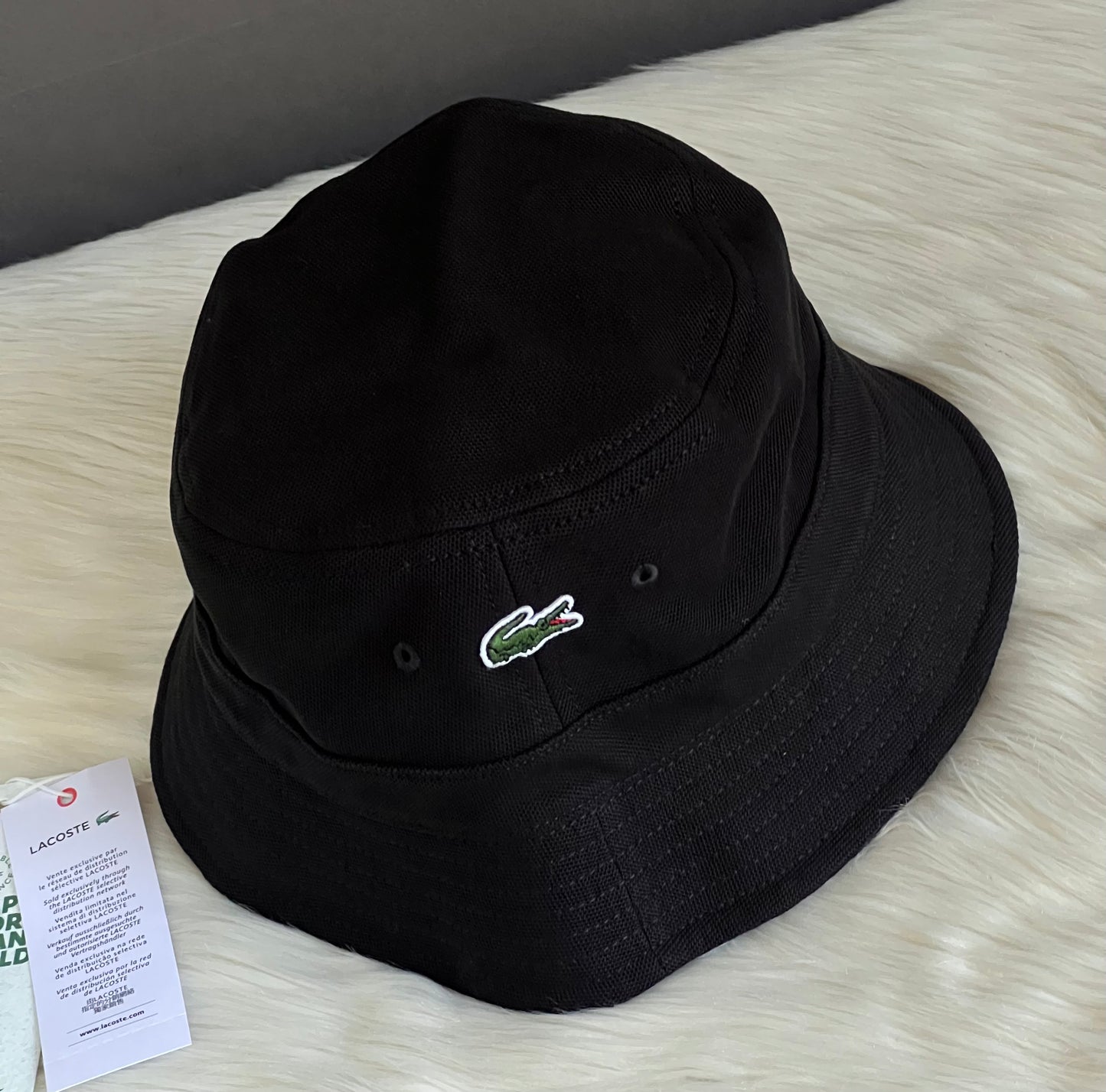 Lacoste Unisex Piqué Bucket Hat