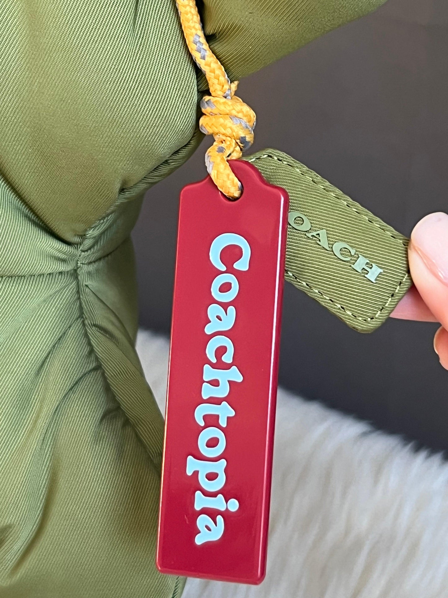 Coachtopia Loop Puffy Flower Bag