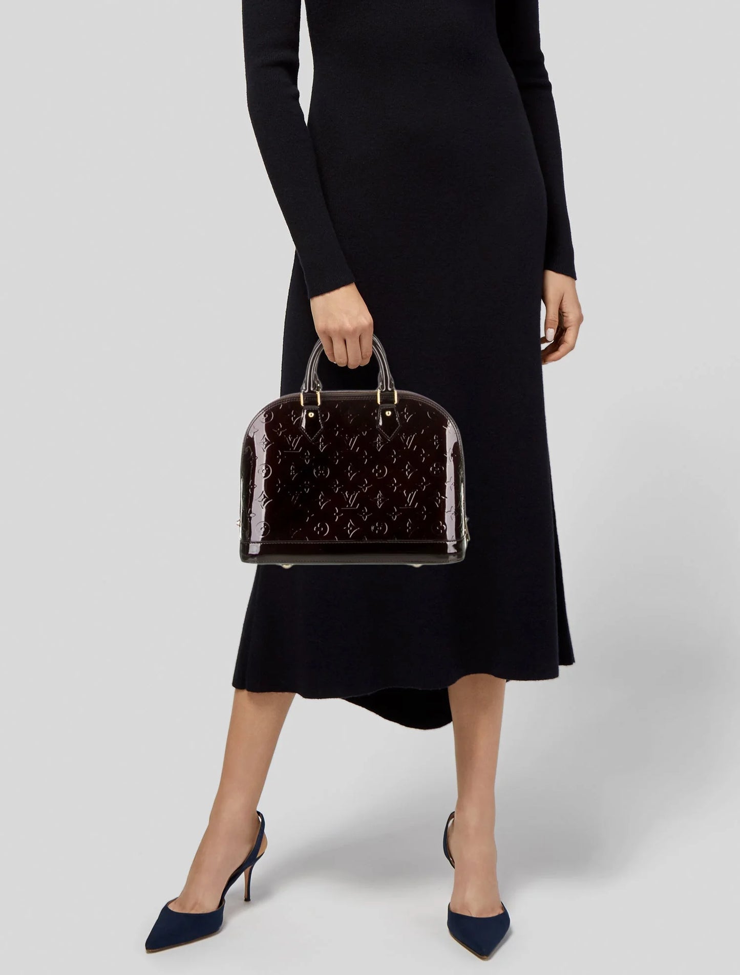 Louis Vuitton Alma PM In Monogram Vernis Leather
