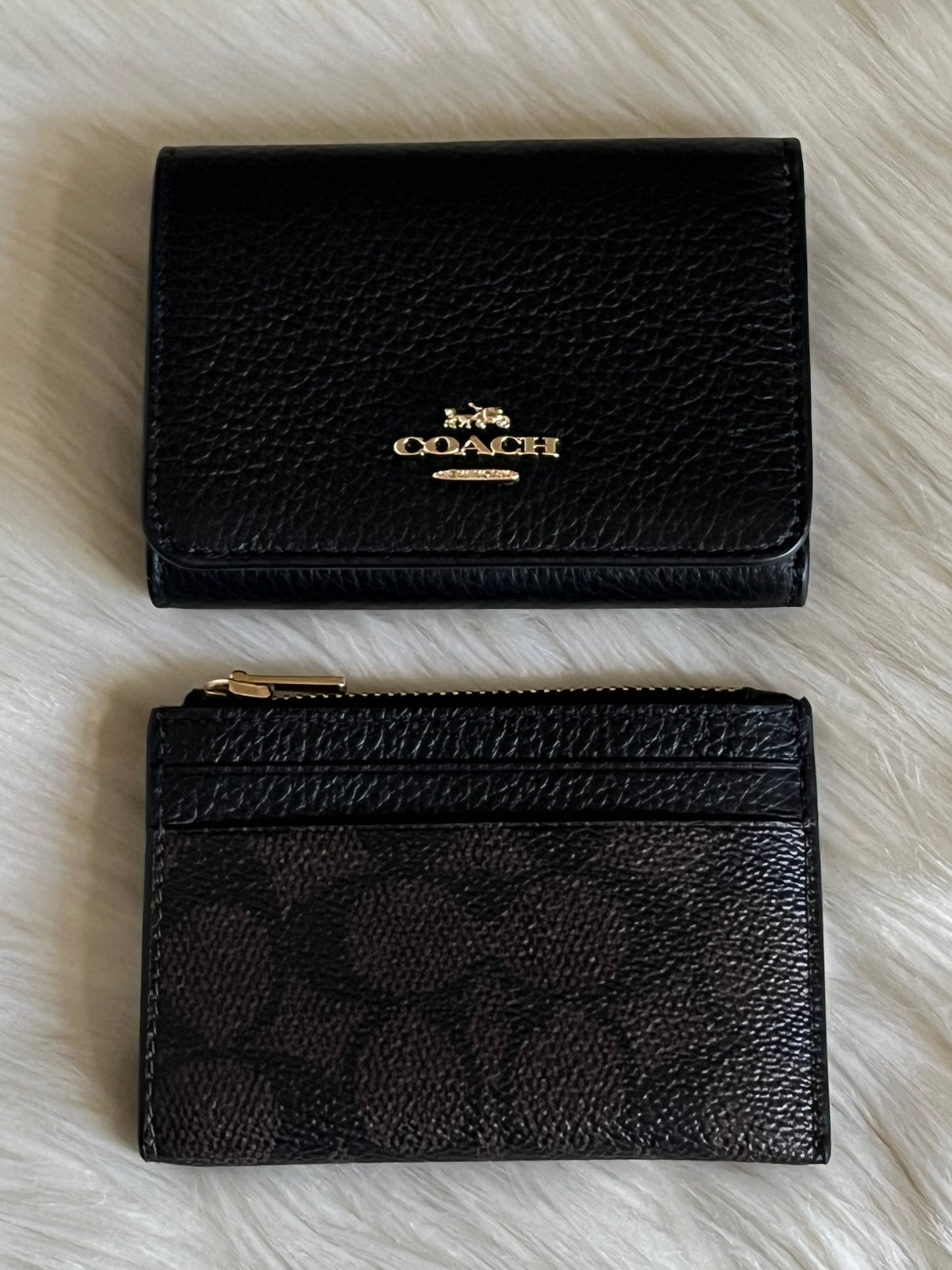 Coach Card Holder Wallet In Signature Canvas