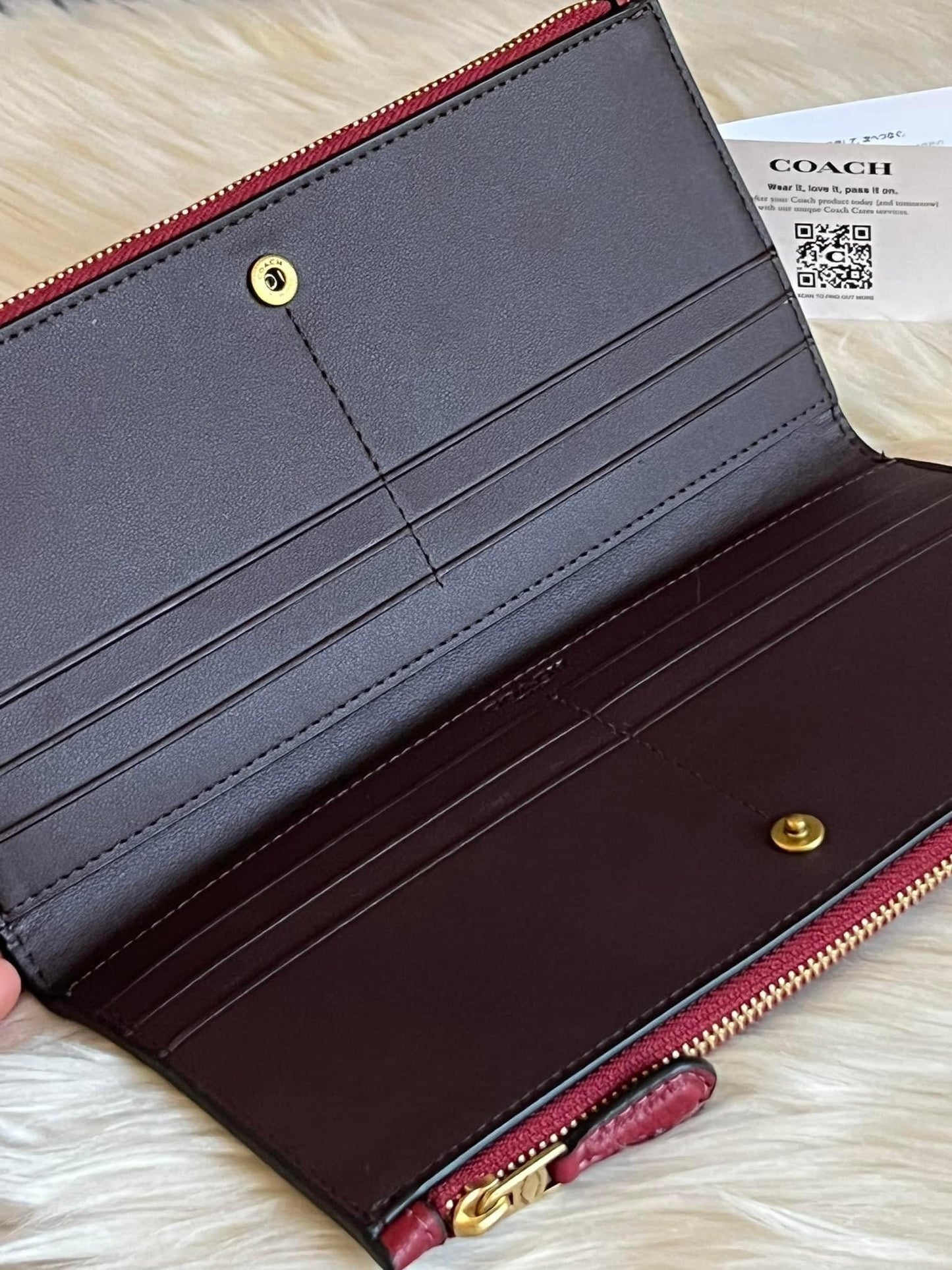 Coach Women’s Double Zip Wallet