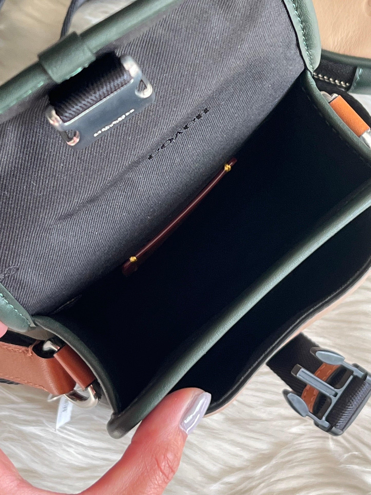 Coach Charter North/South Crossbody With Hybrid Pouch in Colorblock