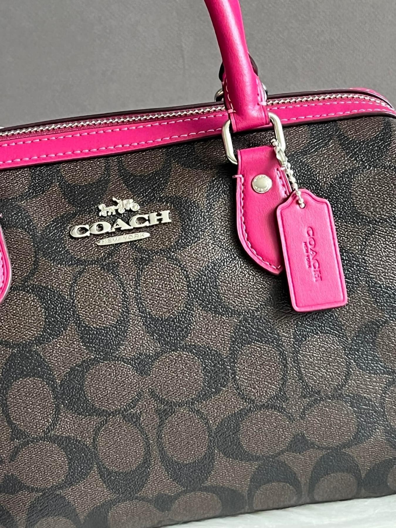 Coach Rowan Satchel in Signature Canvas