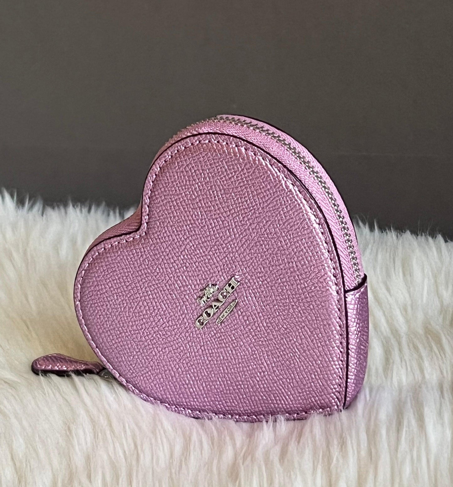 Coach Heart Coin Case