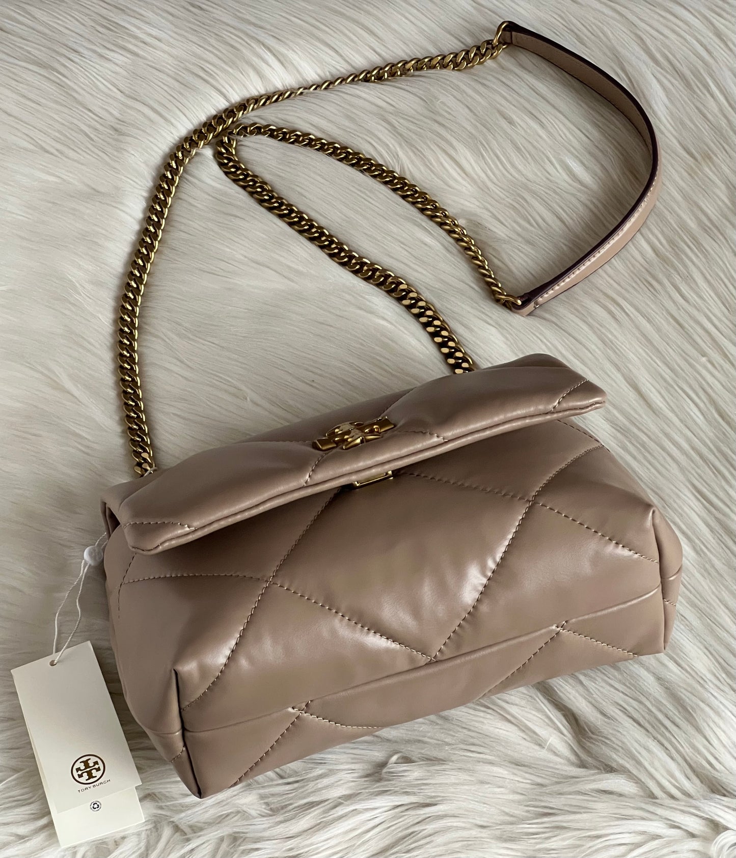 Tory Burch Small Kira Diamond Quilt Convertible Shoulder Bag
