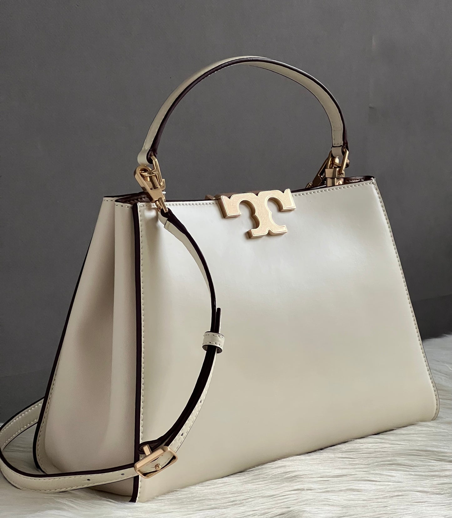 Tory Burch Eleanor Spazzolato Satchel