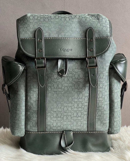 Coach Hitch Backpack in Micro Signature Jacquard