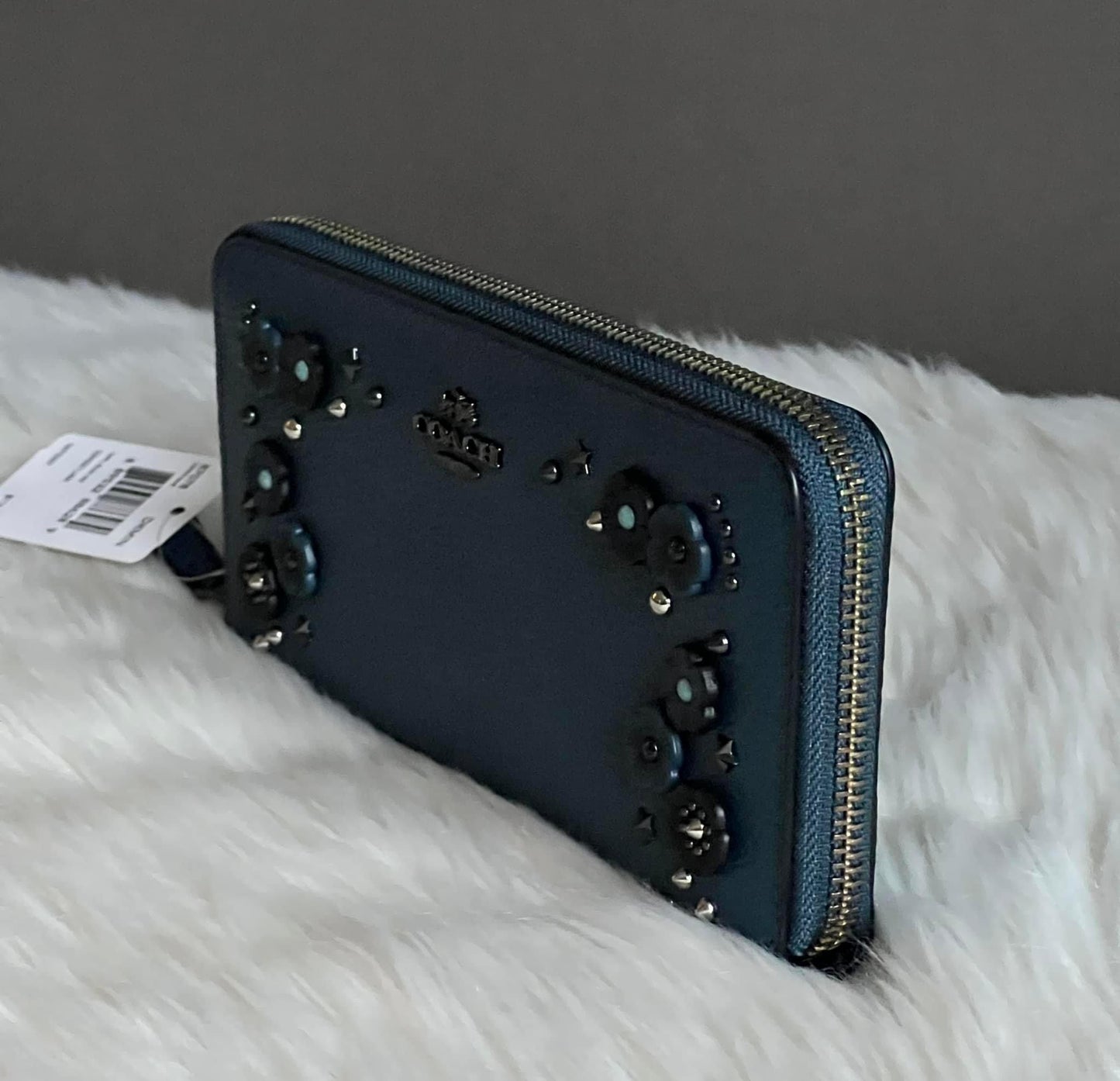 Coach Willow Floral Accordion Zip Wallet